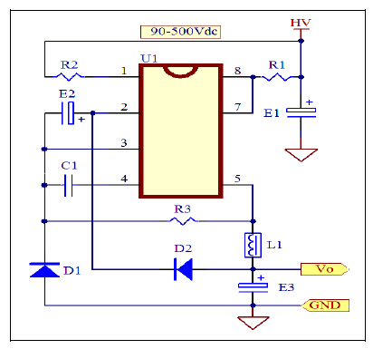 220v转12v-220v转5v电路图-高耐压IC，电源模块