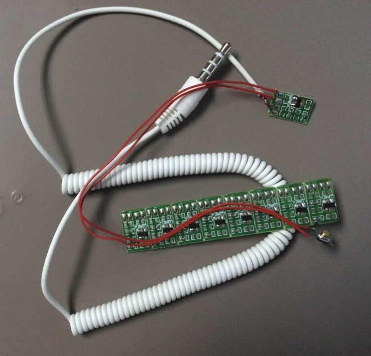 自拍杆线控方案,自拍神器自拍杆专用PCBA板键一体PCB