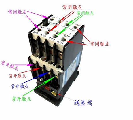 220v交流接触器接线图,第2张